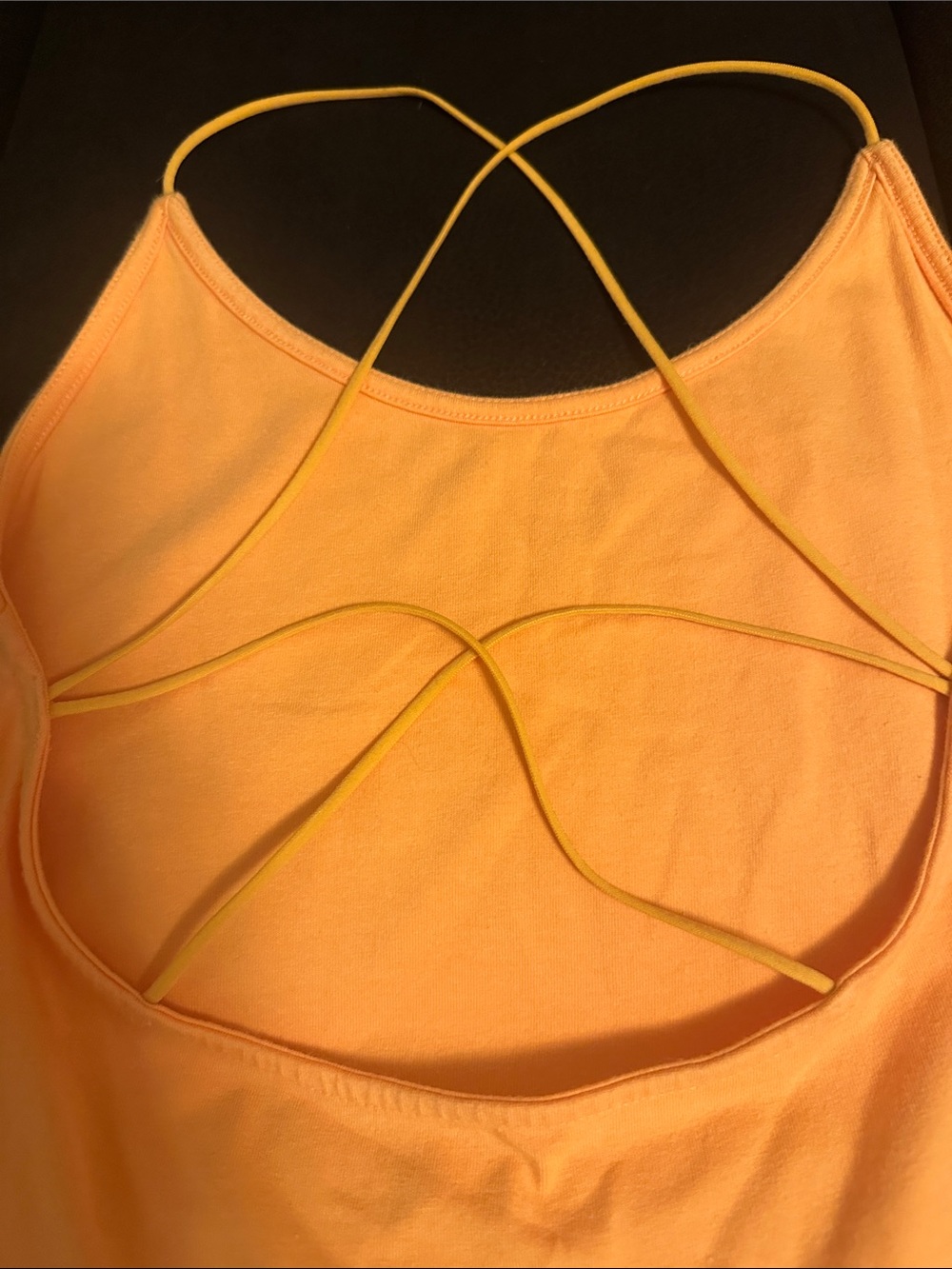 Grey Ribbed Ruched Cropped Cami Top - Picture 8 of 9